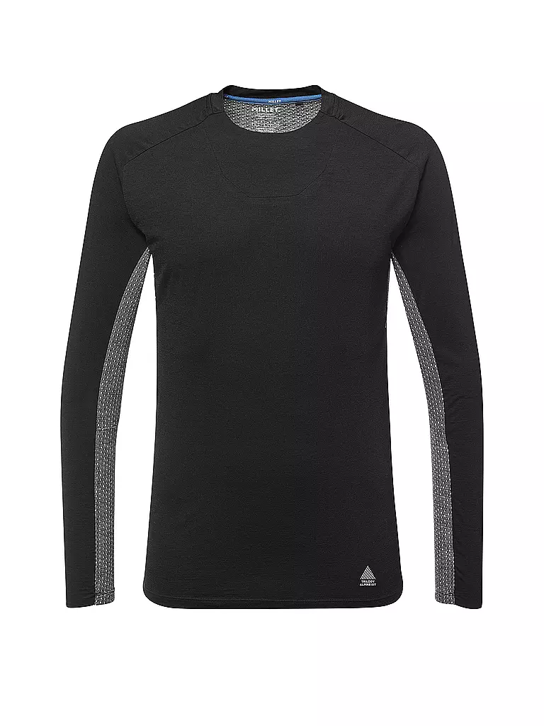 MILLET | Herren Tourenshirt  TRILOGY JORASSES WOOL | Schwarz
