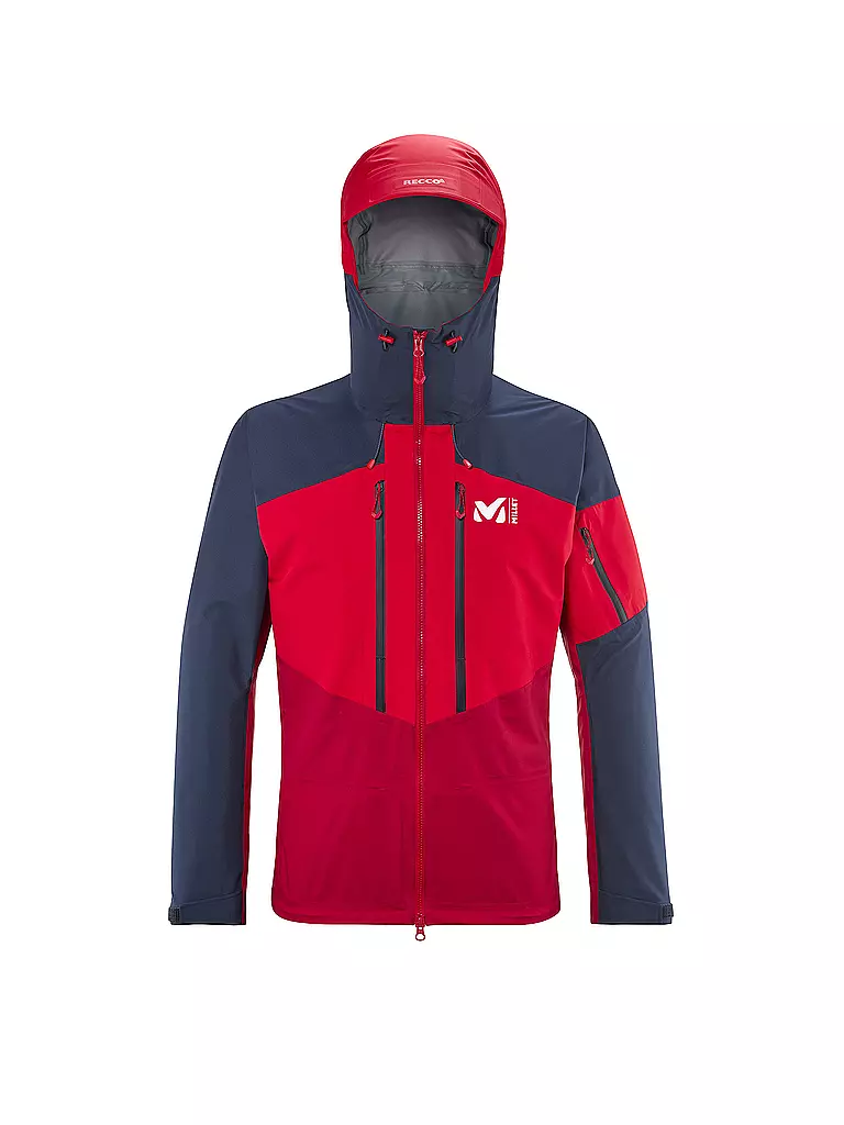 MILLET | Herren Wanderjacke WHITE 3L | rot