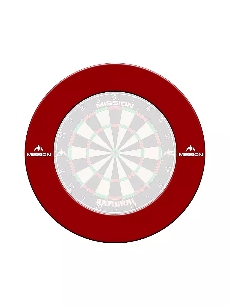 MISSION | Dartboardring / Dartboard Surrounds - Pro - Heavy Duty | rot