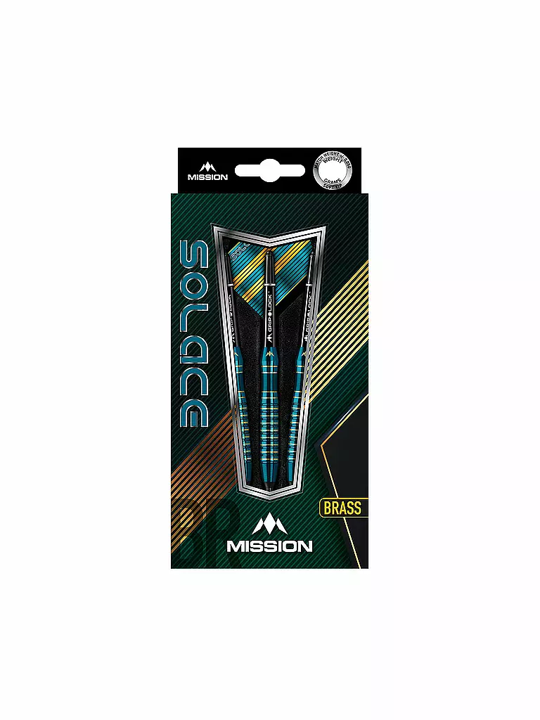 MISSION | Softdart-Pfeile Solace M2 Brass 20g | blau