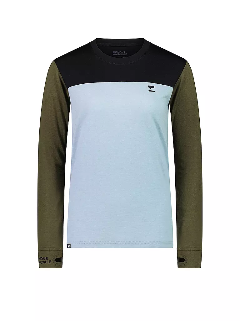 MONS ROYALE | Damen Funktionsshirt Yotei BF Tech LS | blau