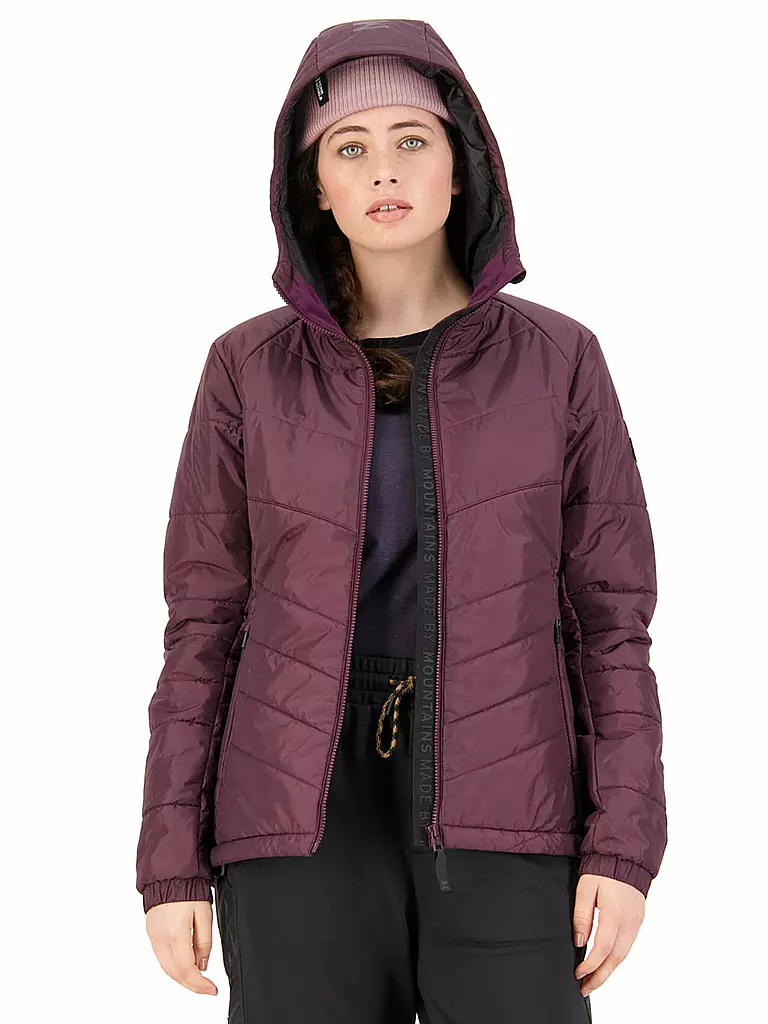 MONS ROYALE | Damen Isojacke Nordkette Wool Insulation | lila