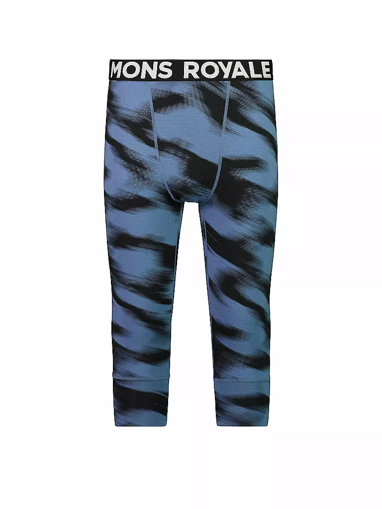 MONS ROYALE | Herren 3/4 Legging Cascade Merino Flex 200 | grau