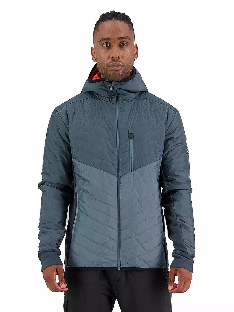 MONS ROYALE | Herren Hybrid Fleecejacke Arete Merino | grau