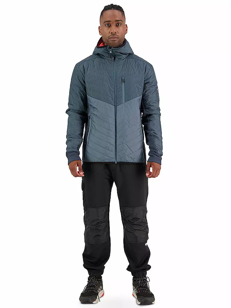 MONS ROYALE | Herren Hybrid Fleecejacke Arete Merino | grau