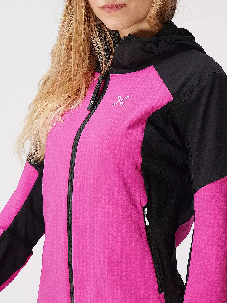 MONTURA | Damen Softshelljacke Wind Revolution Hoodie | pink