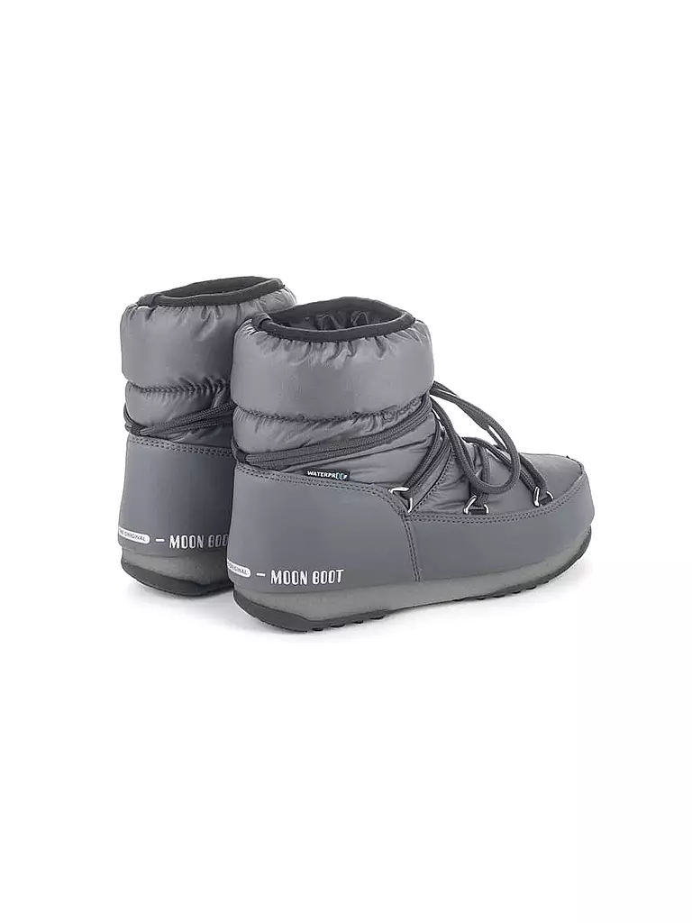 MOON BOOT | Damen Schneestiefel Low Nylon WP 2 | grau