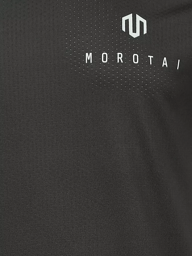 MOROTAI | Herren T-Shirt Mesh | schwarz