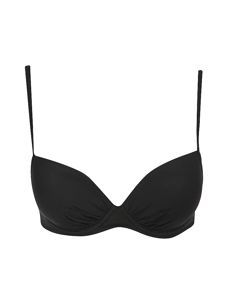 Mrs & HUGS MRS & HUGS Damen Bikinioberteil Schale Basic schwarz | 34, schwarz