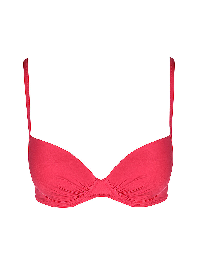 Mrs & HUGS MRS & HUGS Damen Bikinioberteil Schale Basic rot | 34, rot