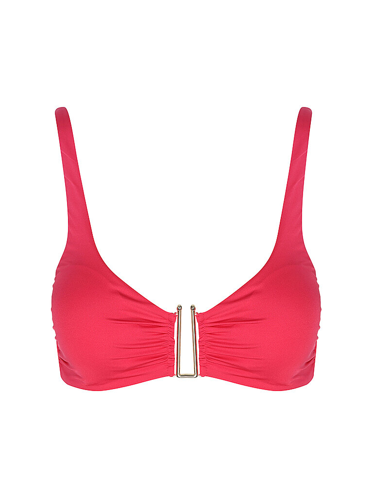 Mrs & HUGS MRS & HUGS Damen Bikinioberteil Spange rot | 34, rot