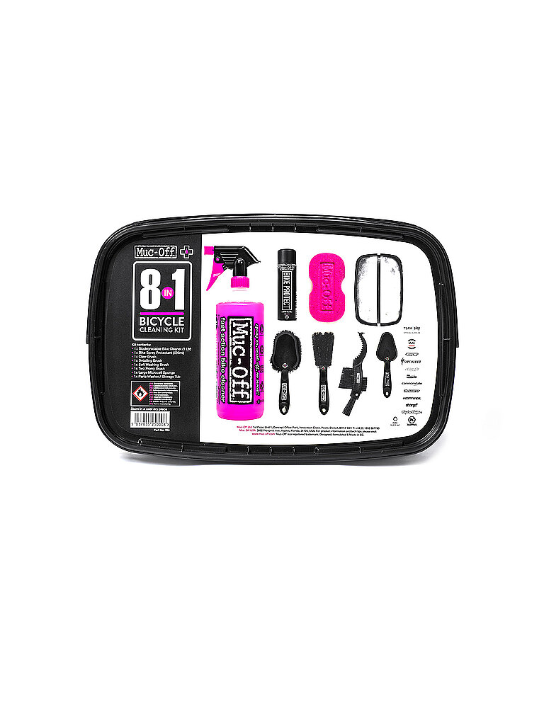 Muc-Off MUC-OFF 8-in-1 Fahrrad-Reinigungsset schwarz, schwarz