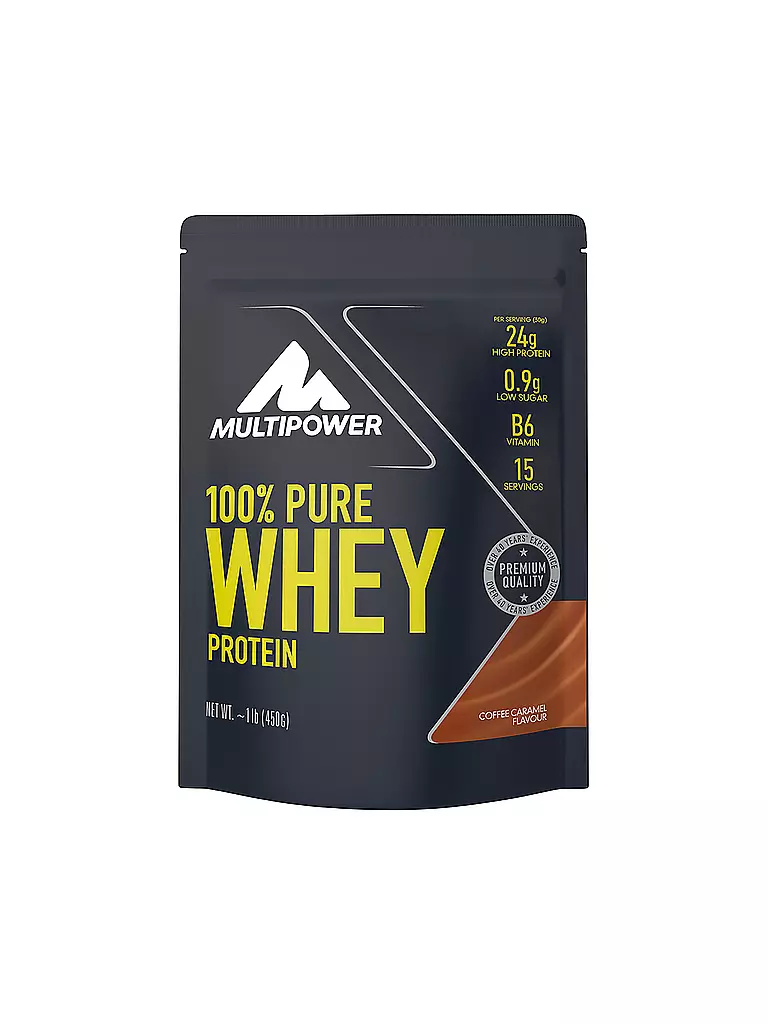 MULTIPOWER |  Proteinpulver 100% Pure Whey Protein 450g Coffee Caramel | keine Farbe
