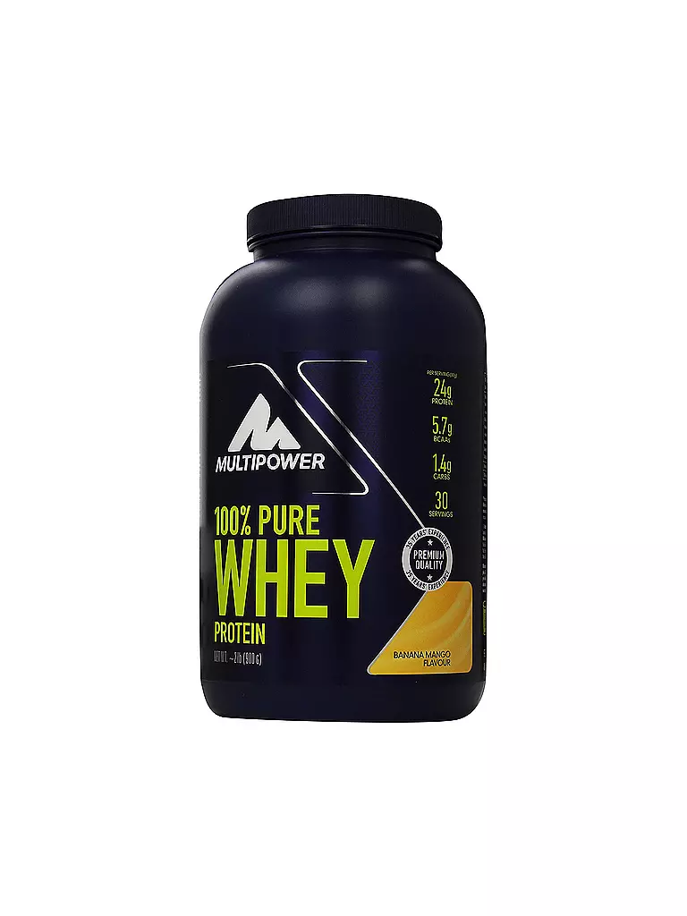 MULTIPOWER | Proteinpulver 100% Pure Whey Protein 900g Banana Mango | keine Farbe