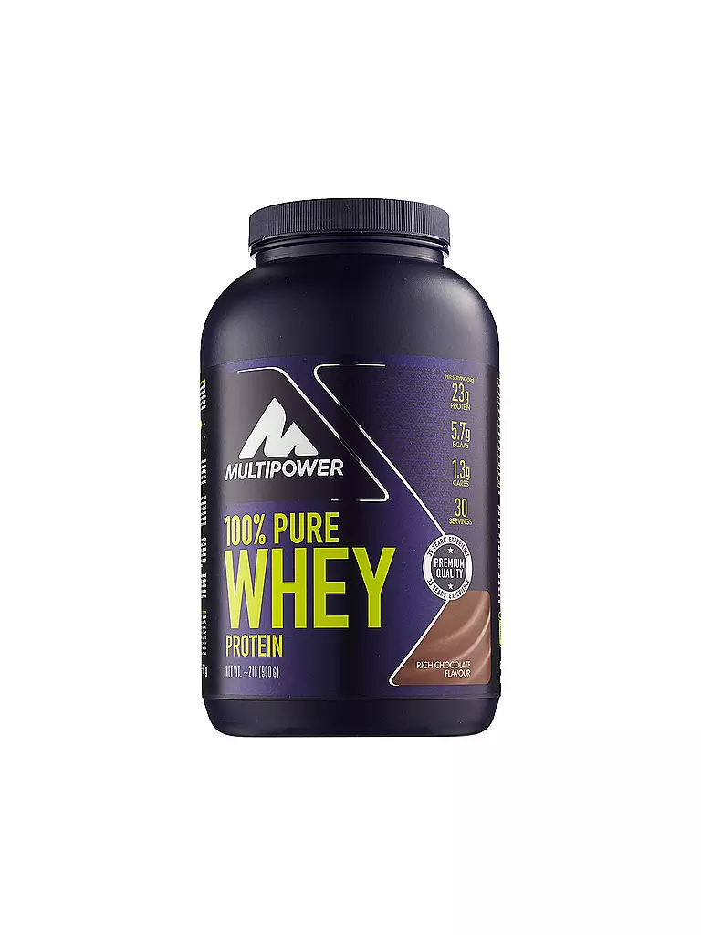MULTIPOWER | Proteinpulver 100% Pure Whey Protein 900g Rich Chocolate | 