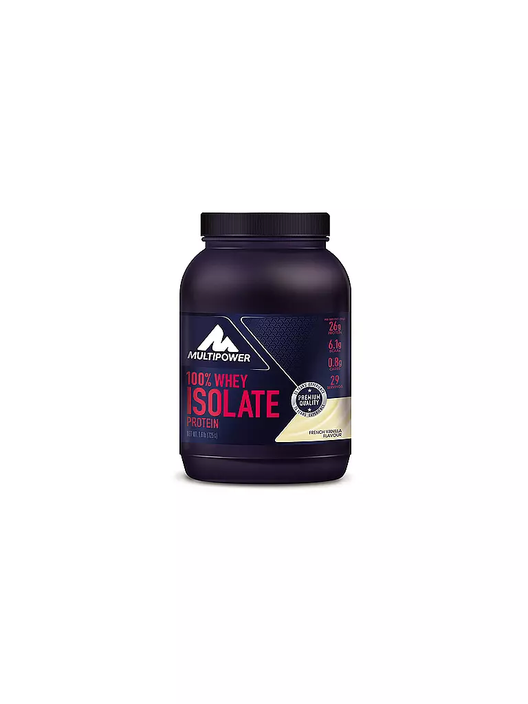 MULTIPOWER | Proteinpulver 100% Whey Isolate Protein 725g French Vanilla | 