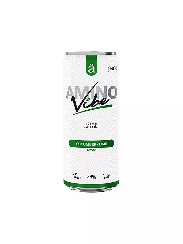 NANOSUPPS | Energy Drink Amino Vibe 330ml Cucumber Lime | keine Farbe