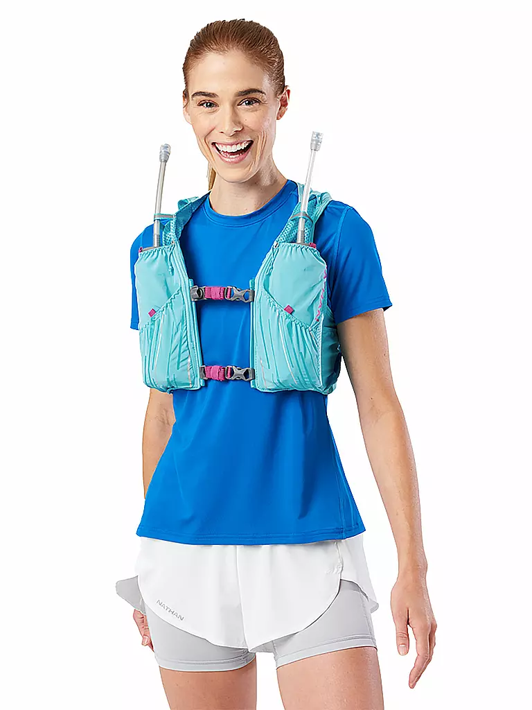 NATHAN | Damen Trinkrucksack Pinnacle Series Vapor 4L | hellblau