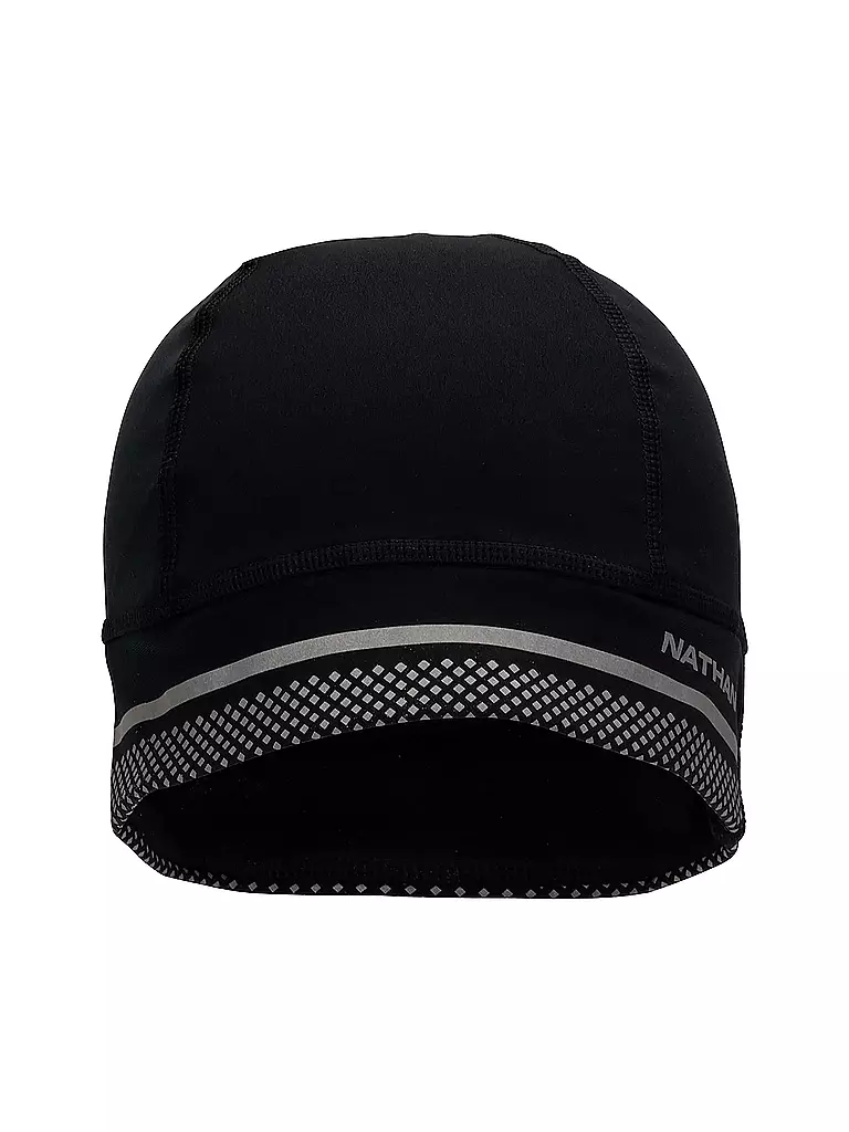 NATHAN | Laufhaube HyperNight Reflective | schwarz