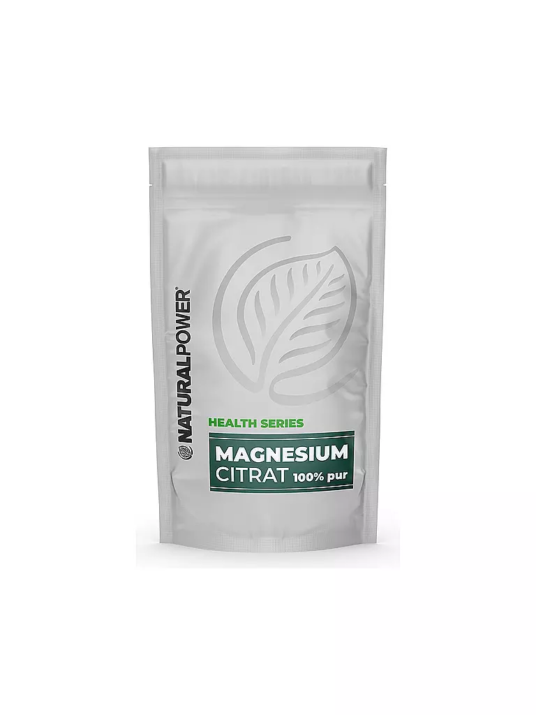 NATURAL POWER | Magnesium Citrat Pur Pulver 250g | keine Farbe