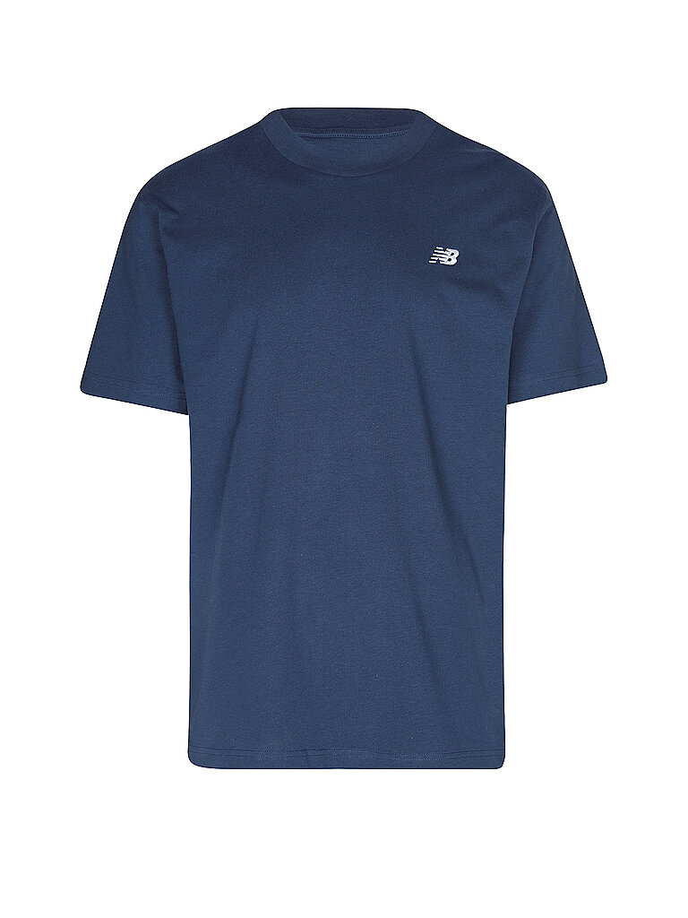 NEW BALANCE Herren Laufshirt Essentials Cotton dunkelblau | S