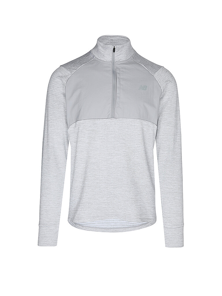 New Balance NEW BALANCE Herren Lauf Zipshirt RC Essentials Heat Grid grau | S, grau