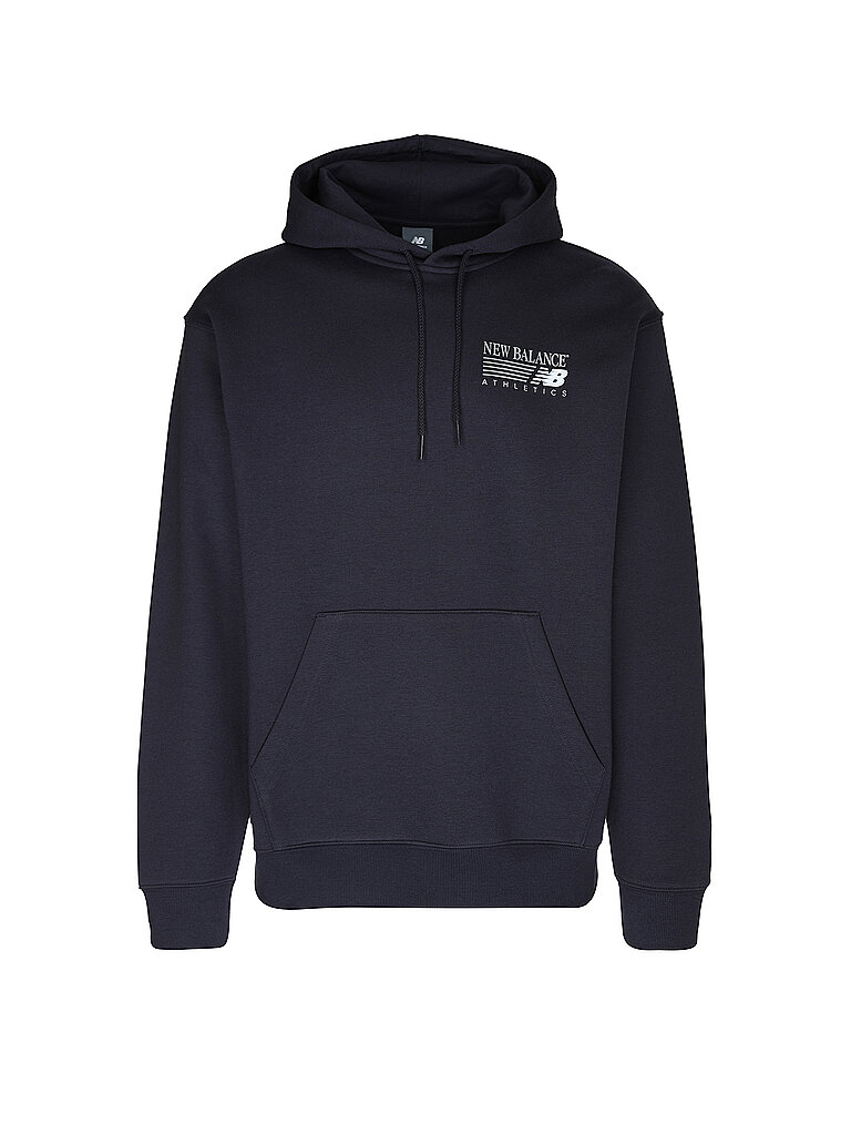 NEW BALANCE Herren Hoodie dunkelblau | M