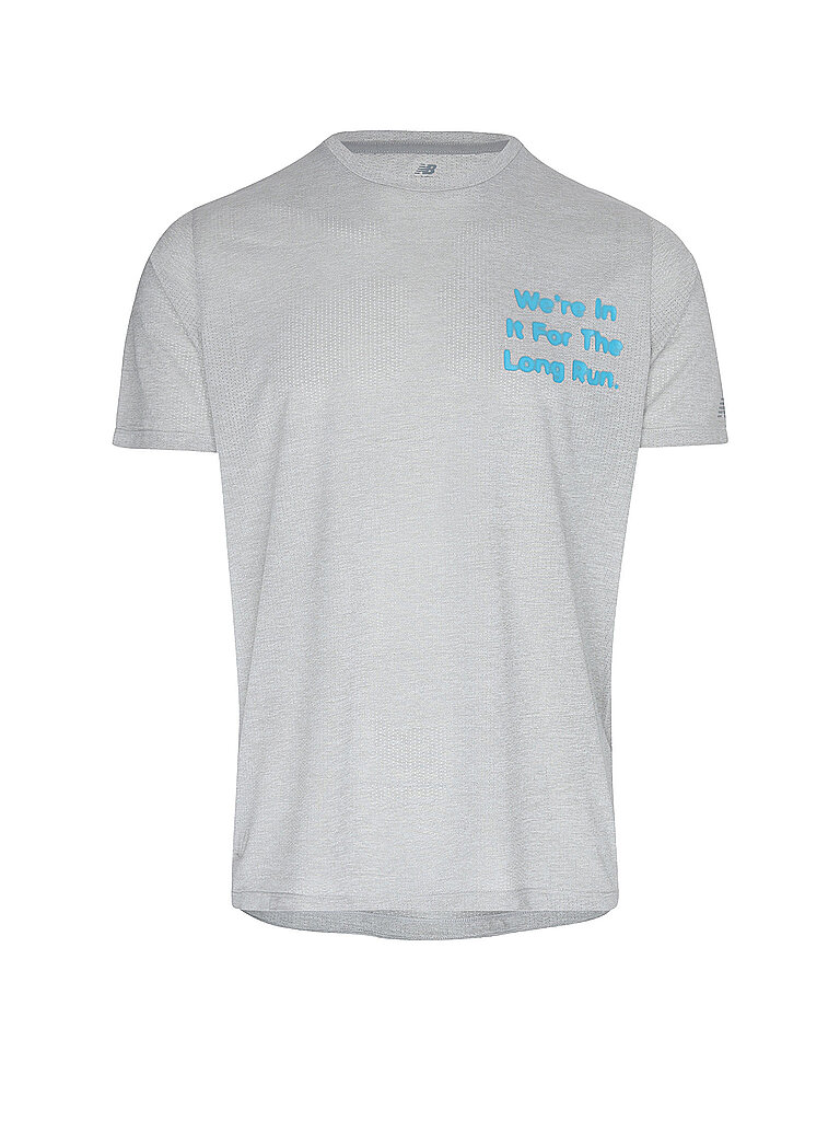 New Balance NEW BALANCE Herren Laufshirt RC Essential Graphic grau | S, grau
