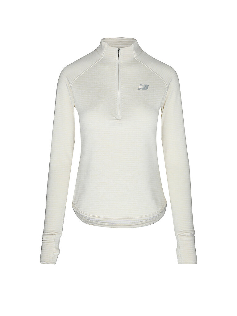 New Balance NEW BALANCE Damen Laufshirt RC Essential Heat Grid 1/2 Zip creme | XS, creme