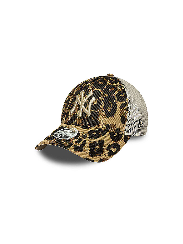 NEW ERA Damen Kappe Leopard 9FORTY MC Trucker braun