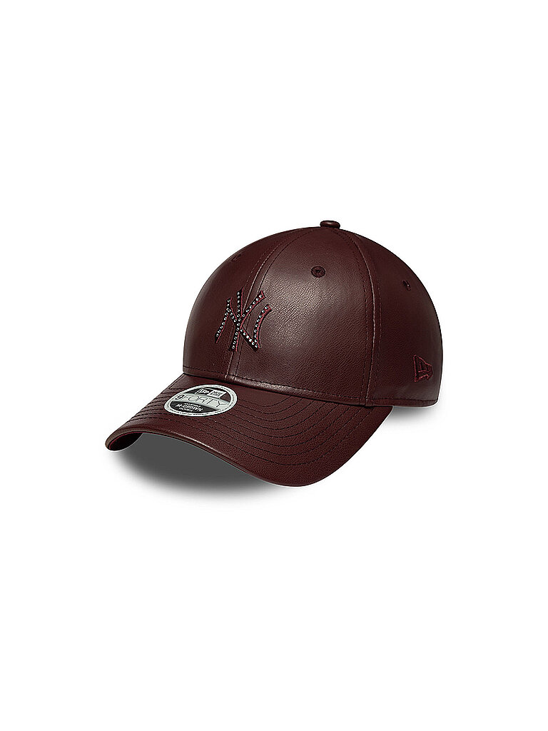 new era NEW ERA Damen Kappe MLB Diamante PU New York Yankees 9FORTY M-Crown dunkelrot, dunkelrot