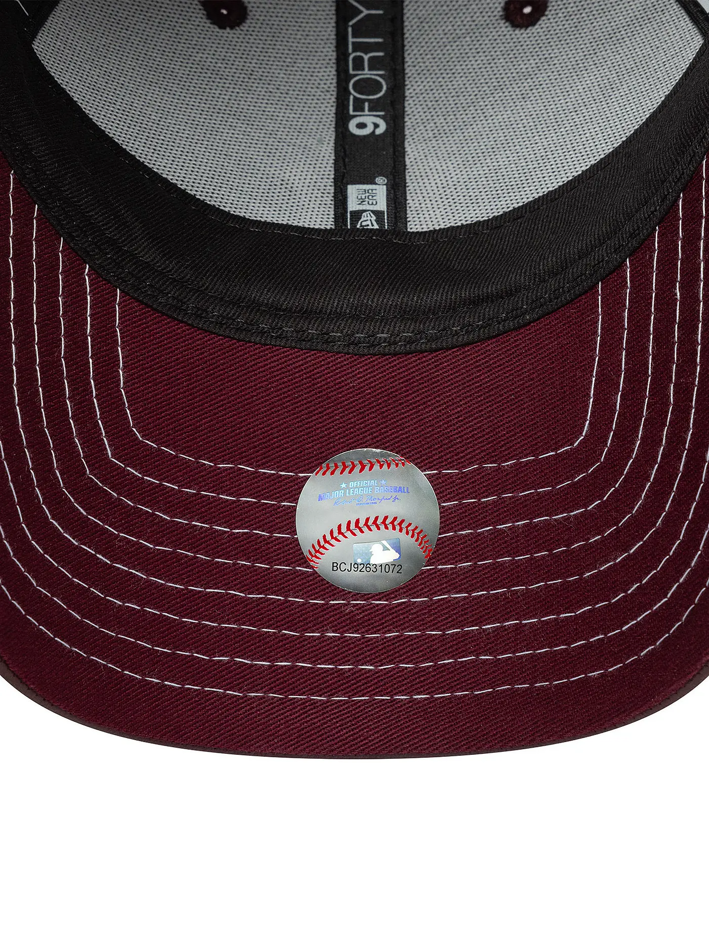 NEW ERA | Damen Kappe MLB Topstitch PU 9FORTY | dunkelrot