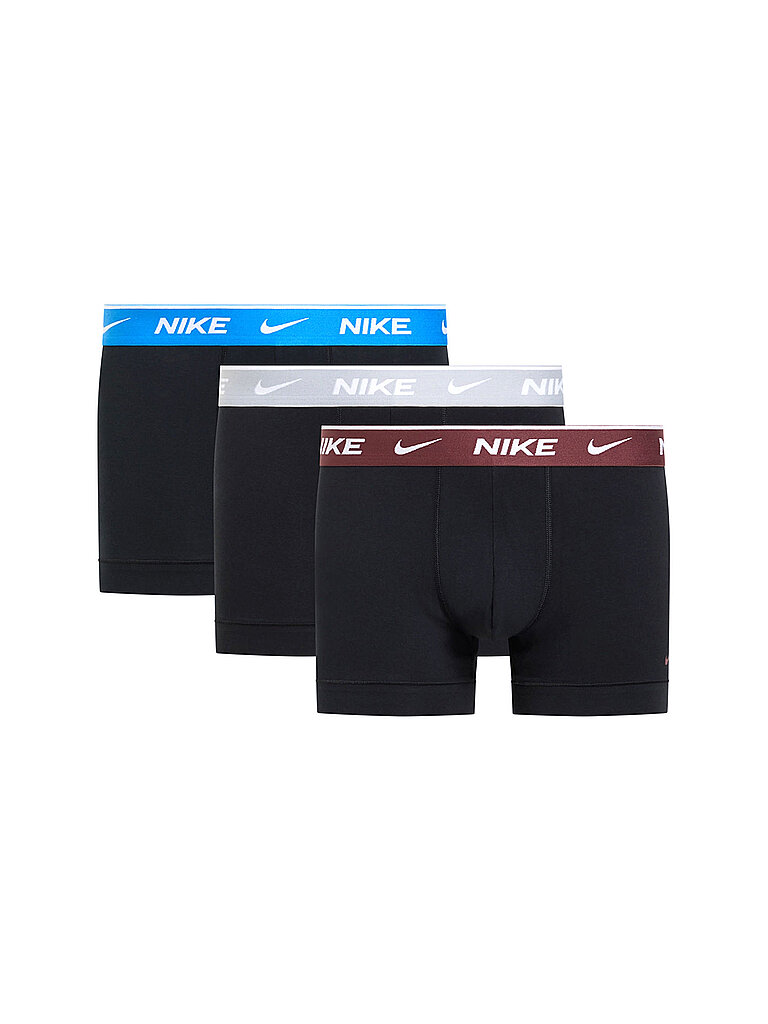 NIKE UNDERWEAR NIKE UNDERWEAR Herren Boxershorts Trunk 3er Pack schwarz | S, schwarz