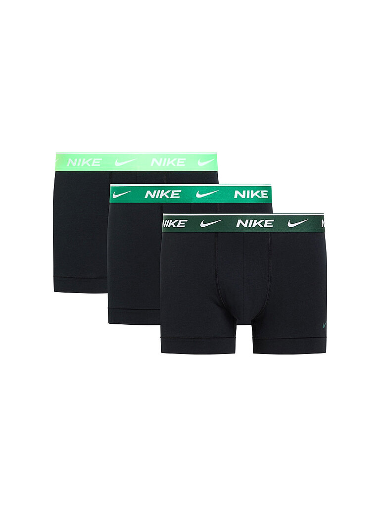 NIKE UNDERWEAR NIKE UNDERWEAR Herren Boxershorts Trunk 3er Pack schwarz | S, schwarz