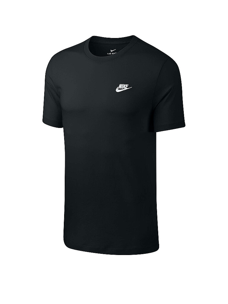 NIKE Herren T-Shirt Nike Sportswear Club schwarz | S