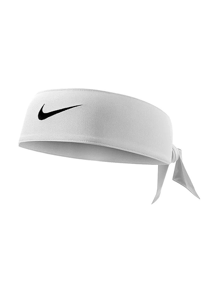 NIKE Stirnband zum Binden Dri-FIT weiss