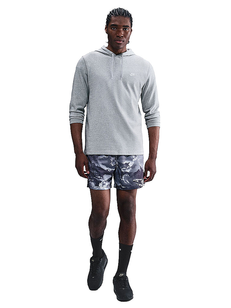 NIKE Herren Hoodie NK Club Knit grau | M