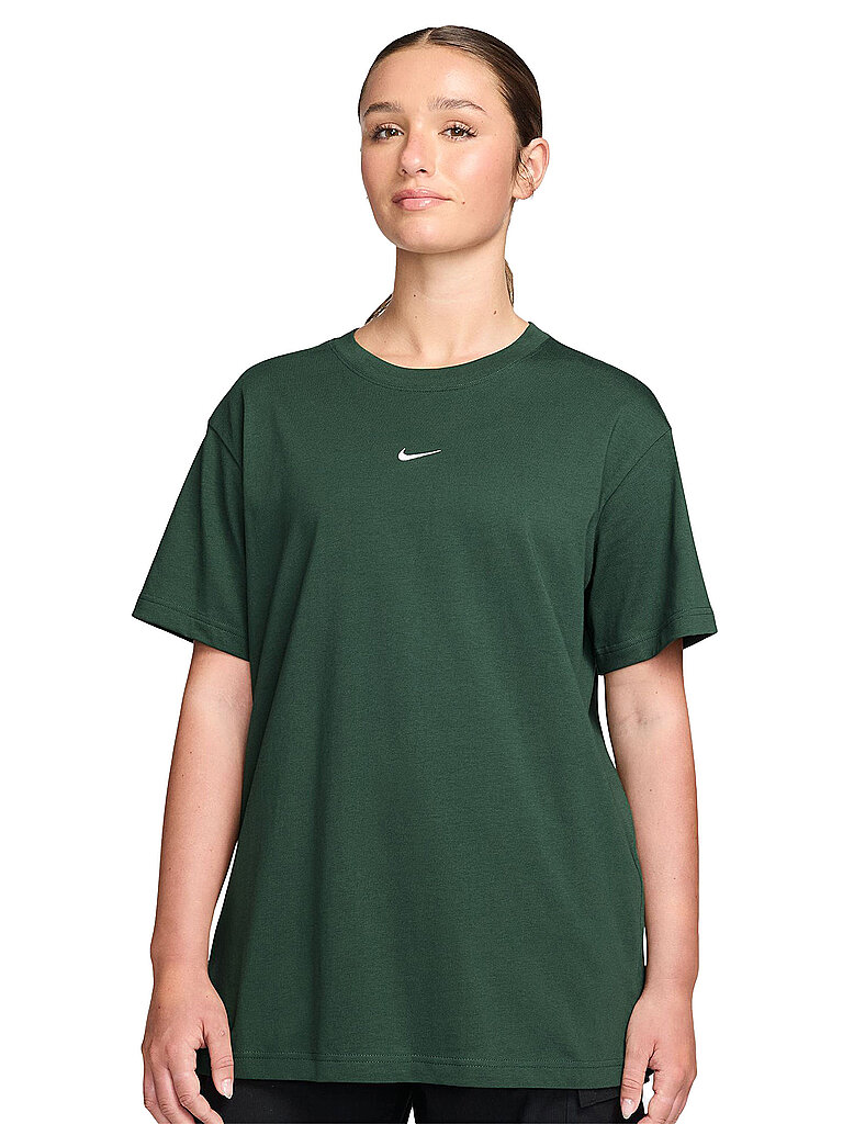 NIKE Damen T-Shirt NSW Classic dunkelgrün | L