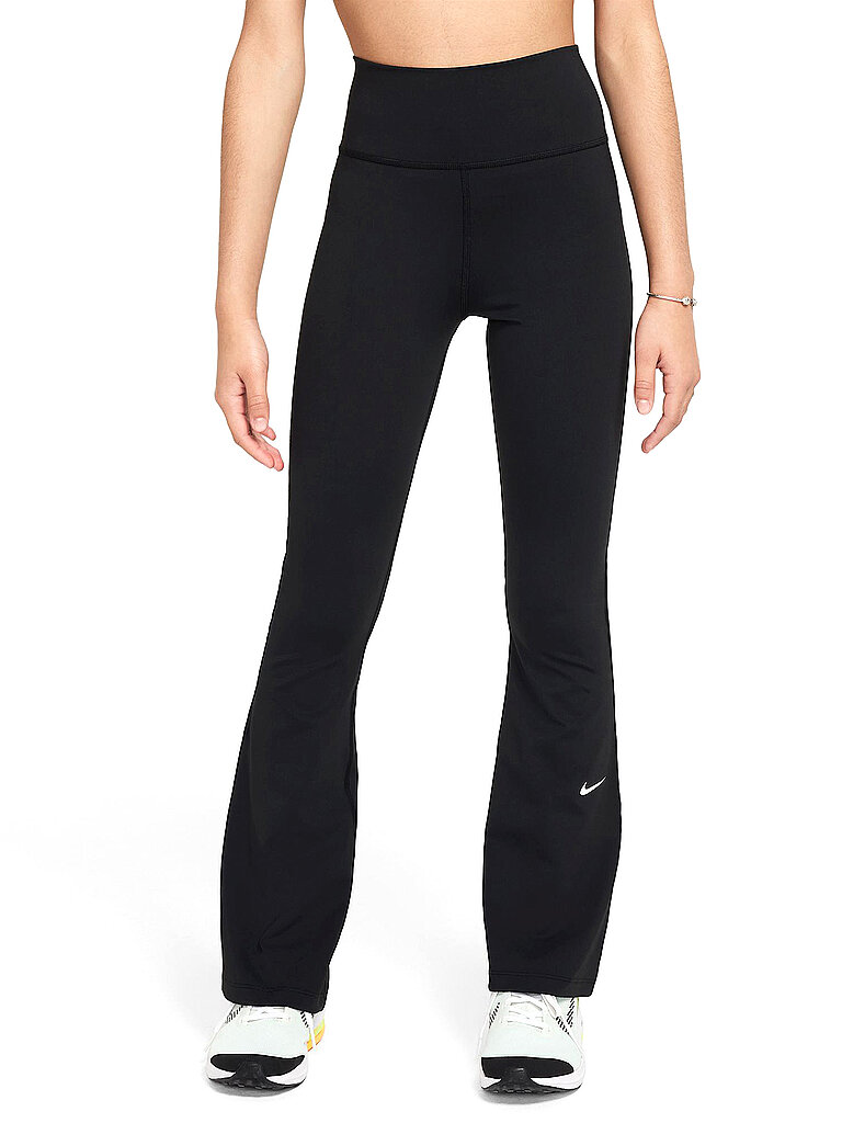 NIKE Mädchen Tight One Flare schwarz | 158-170