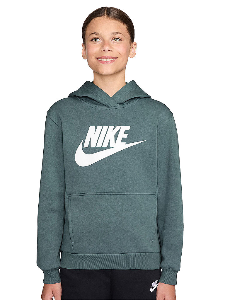 NIKE Kinder Hoodie Sportswear Club FLC dunkelblau | 116-128