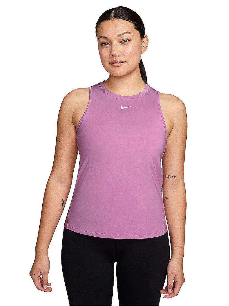 NIKE Damen Fitnesstank One Classic Dri-FIT rosa | L