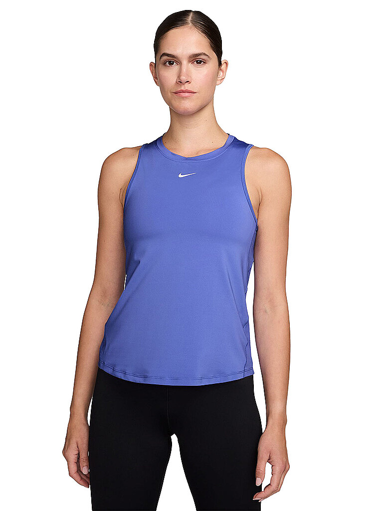 NIKE Damen Fitnesstank One Classic Dri-FIT blau | XS