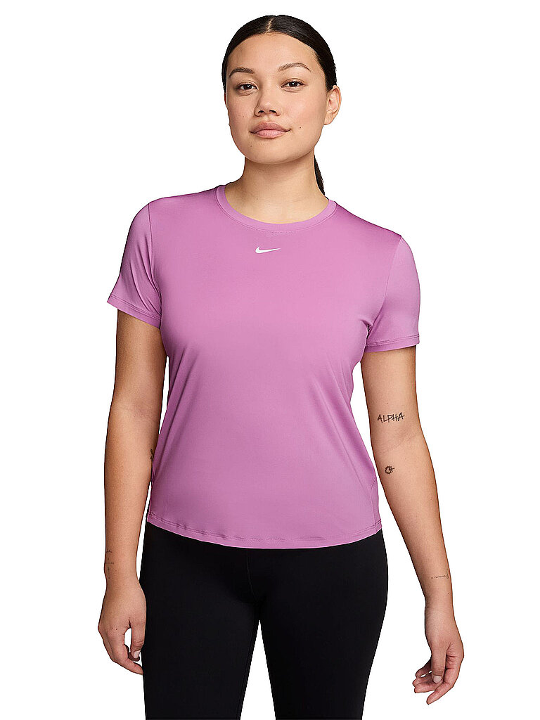 NIKE Damen Fitnessshirt One Classic Dri-FIT rosa | M
