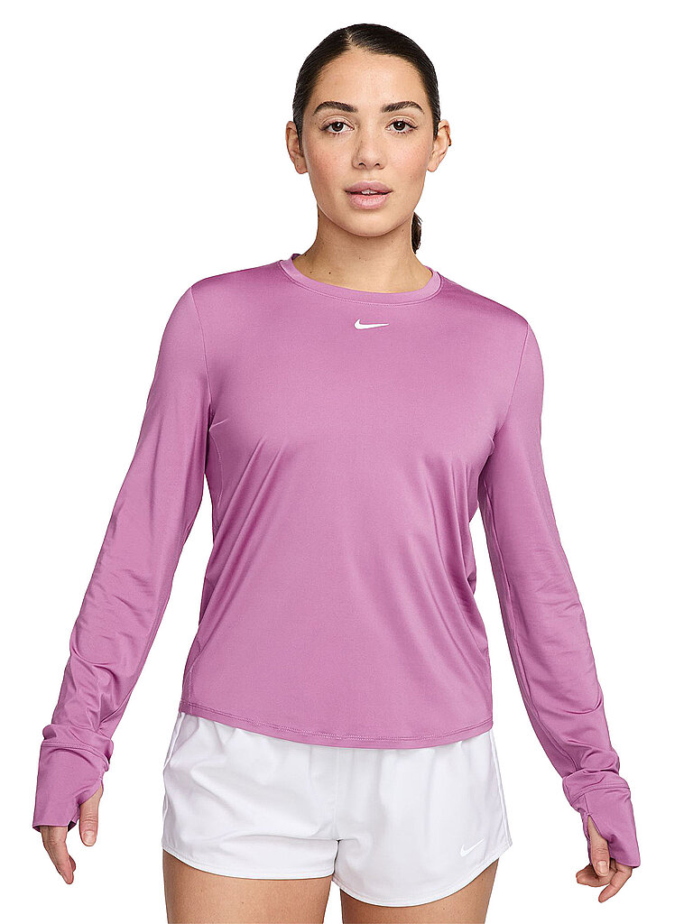 NIKE Damen Fitnessshirt One Classic Dri-FIT rosa | S