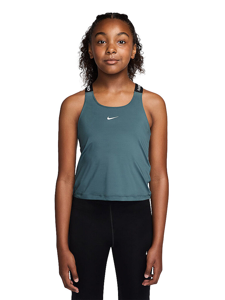 NIKE Mädchen Fitnesstank Pro dunkelblau | 128-140