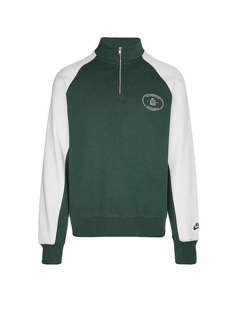 Nike NIKE Herren Sweater Sportswear Club dunkelgrün | S, dunkelgrün