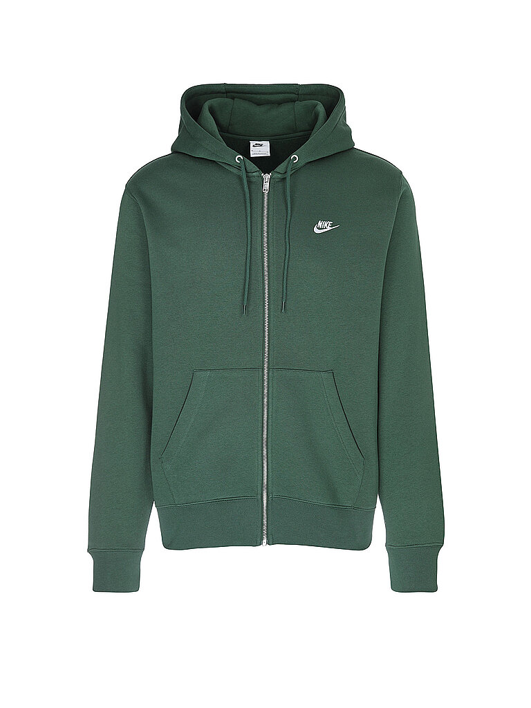 Nike NIKE Herren Kapuzenjacke Club dunkelgrün | S, dunkelgrün