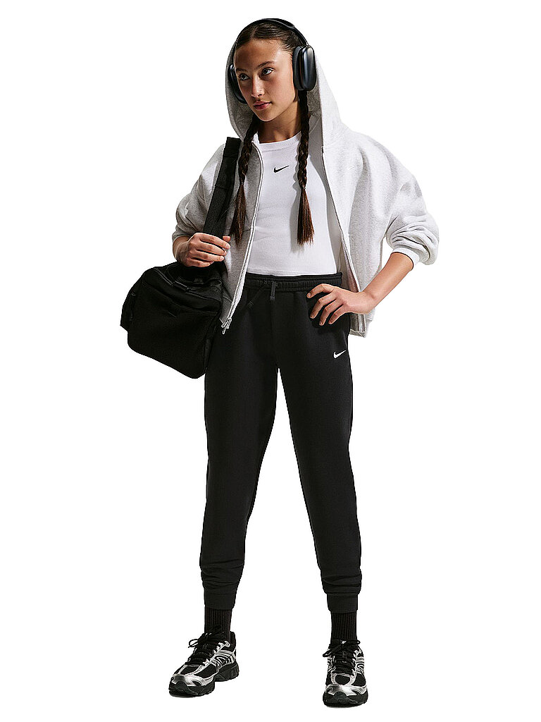 NIKE Mädchen Kapuzenjacke Sportswear Studio schwarz | 116-128