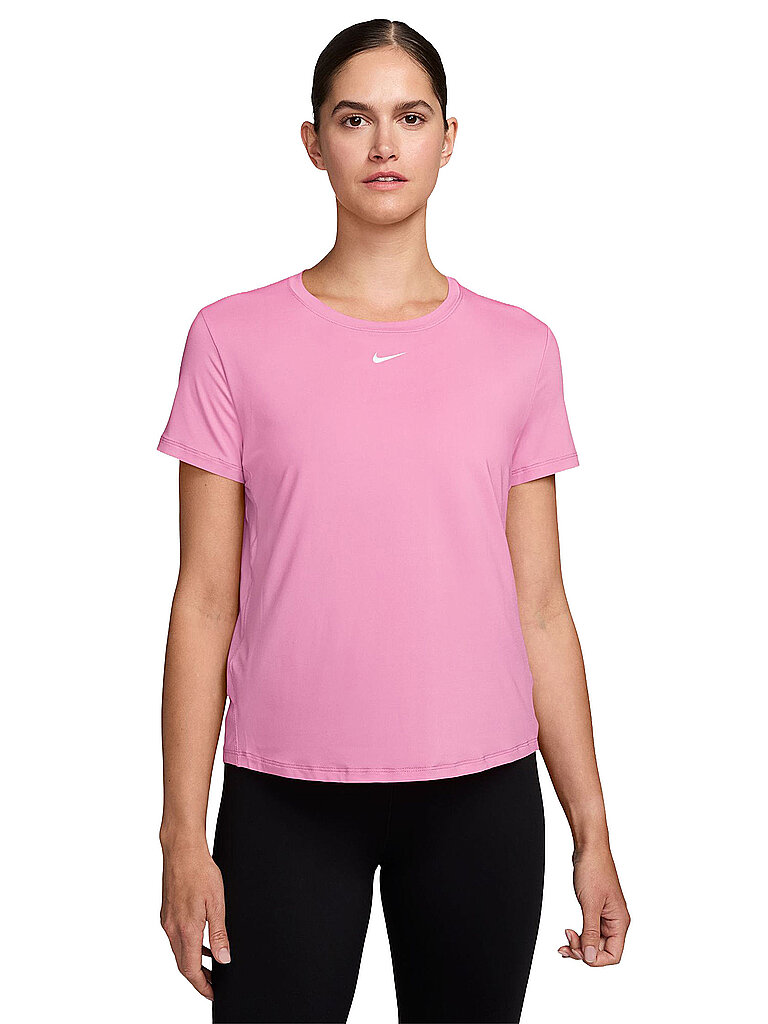 NIKE Damen Fitnessshirt One Classic Dri-FIT rosa | XS