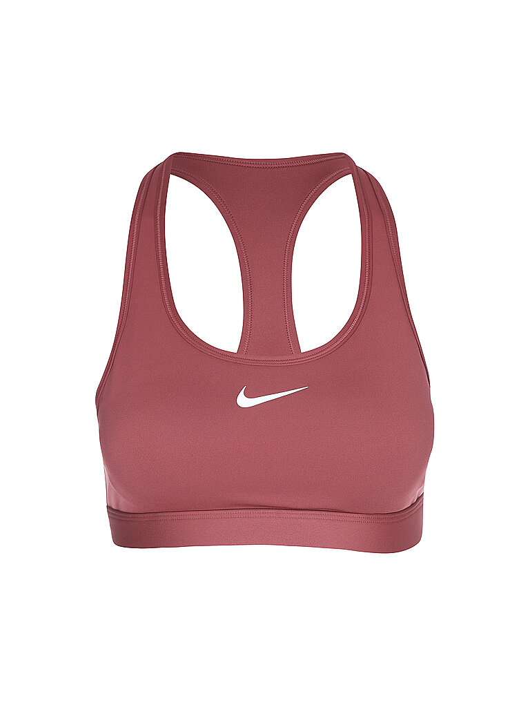 NIKE Damen Sport-BH Swoosh Medium Support beere | L